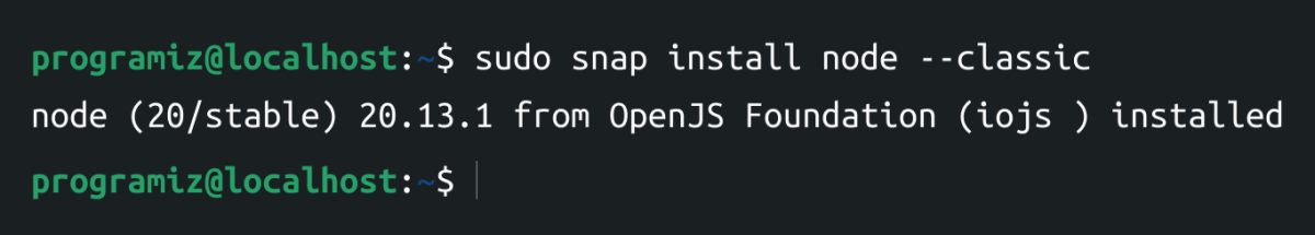TypeScript Installation for Linux